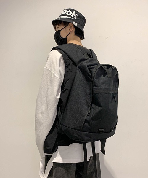 c.u.l(シーユーエル)の「【c.u.l】ユニセックス チェストベルト付きナイロン バックパック リュック cula362(バックパック/リュック・レディース・ブラック/ベージュ/レッド・FREE)」の14枚目の写真