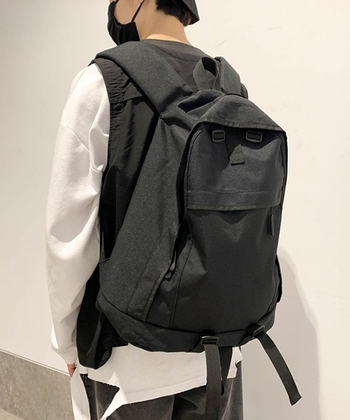 c.u.l(シーユーエル)の「【c.u.l】ユニセックス チェストベルト付きナイロン バックパック リュック cula362(バックパック/リュック・レディース・ブラック/ベージュ/レッド・FREE)」の20枚目の写真
