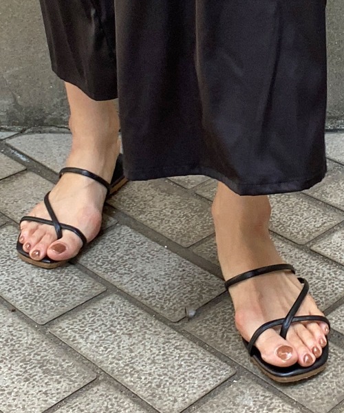 セール レースアップフラットサンダル サンダル Lauir ラウアー のファッション通販 Zozotown