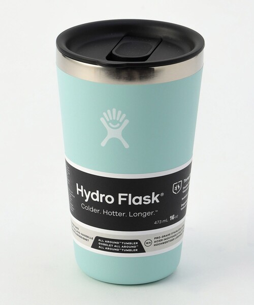 HYDRO FLASK（ハイドロフラスク）の「Hydro Flask/ハイドロフラスク 16 oz All Around Tumbler（グラス/マグカップ/タンブラー・レディース・ホワイト/ブラック/レッド/サックスブルー/その他16/ライトグレー/ブルーグリーン/ラベンダー/マスタード/ネイビー/ライトピンク/キャメル/マジェンタ・ONE SIZE/ﾌﾘ-）」の6枚目の写真