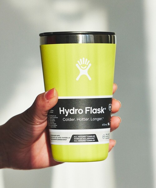 HYDRO FLASK（ハイドロフラスク）の「Hydro Flask/ハイドロフラスク 16 oz All Around Tumbler（グラス/マグカップ/タンブラー・レディース・ホワイト/ブラック/レッド/サックスブルー/その他16/ライトグレー/ブルーグリーン/ラベンダー/マスタード/ネイビー/ライトピンク/キャメル/マジェンタ・ONE SIZE/ﾌﾘ-）」の8枚目の写真