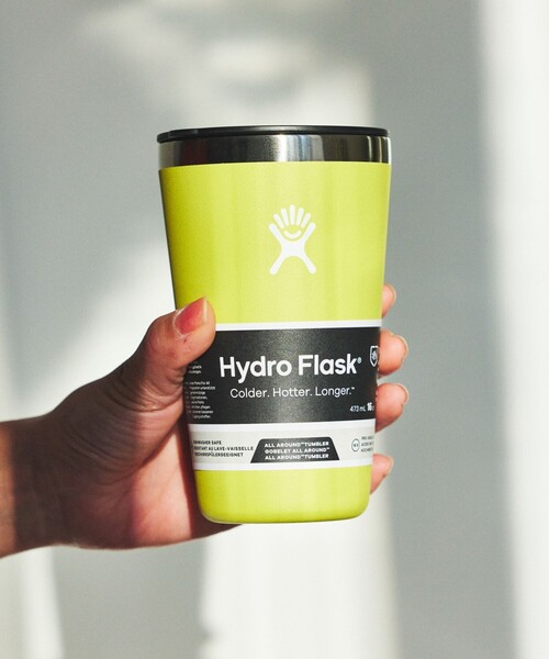 HYDRO FLASK（ハイドロフラスク）の「Hydro Flask/ハイドロフラスク 16 oz All Around Tumbler（グラス/マグカップ/タンブラー・レディース・ホワイト/ブラック/レッド/サックスブルー/その他16/ライトグレー/ブルーグリーン/ラベンダー/マスタード/ネイビー/ライトピンク/キャメル/マジェンタ・ONE SIZE/ﾌﾘ-）」の21枚目の写真