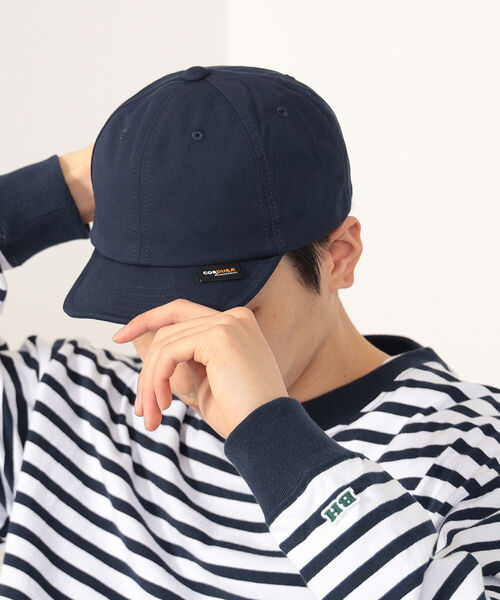 BEAMS HEART（ビームスハート）の「BEAMS HEART / コーデュラ ショートバイザー キャップ（キャップ・メンズ・ブラック/ネイビー・ONE SIZE）」の12枚目の写真