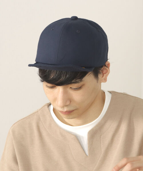 BEAMS HEART（ビームスハート）の「BEAMS HEART / コーデュラ ショートバイザー キャップ（キャップ・メンズ・ブラック/ネイビー・ONE SIZE）」の16枚目の写真