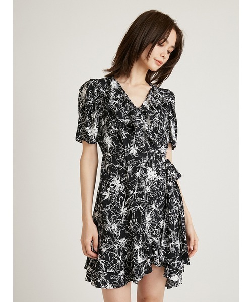 ワンピース ワンピース ドレス Snidel スナイデル のワンピース カシュクールプリントミニワンピース Swfo を購入できます Snidel カシュクールプリントミニワンピース ワンピース Snidel スナイデル のファッション 通販 店舗 の