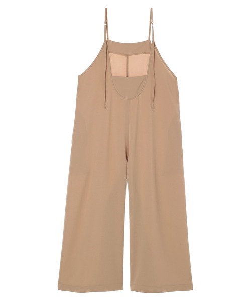 armonia（アルモニーア）の「armonia. ジョーゼットコンビネゾン（つなぎ/オールインワン・レディース・ベージュ/ネイビー/オレンジ・FREE）」の5枚目の写真