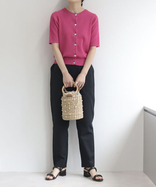 CACHELLIE（カシェリエ）の「【cachellie/カシェリエ】BANCUAN パールバスケットバッグ（かごバッグ・レディース・キナリ・FREE）」の18枚目の写真