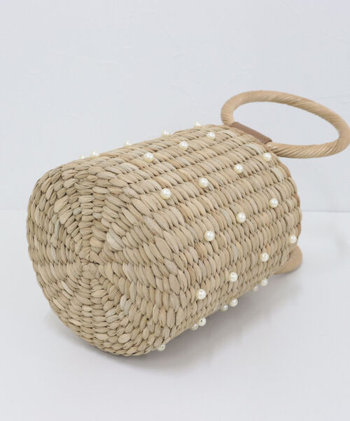 CACHELLIE（カシェリエ）の「【cachellie/カシェリエ】BANCUAN パールバスケットバッグ（かごバッグ・レディース・キナリ・FREE）」の8枚目の写真