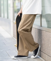 コットンツイル ワイドスケーターワークパンツ