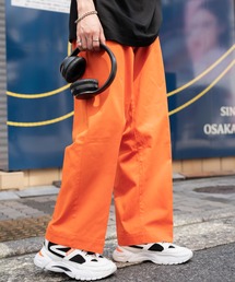 コットンツイル ワイドスケーターワークパンツ