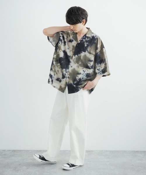 Rocky Monroe(ロッキーモンロー)の「コットンツイル ワイドスケーターワークパンツ(その他パンツ・メンズ・チャコールグレー/ブラック/ダークグリーン/ベージュ/レッド/オレンジ/マスタード/ロイヤルブルー/ワイン/キナリ・LL/M/L)」の13枚目の写真