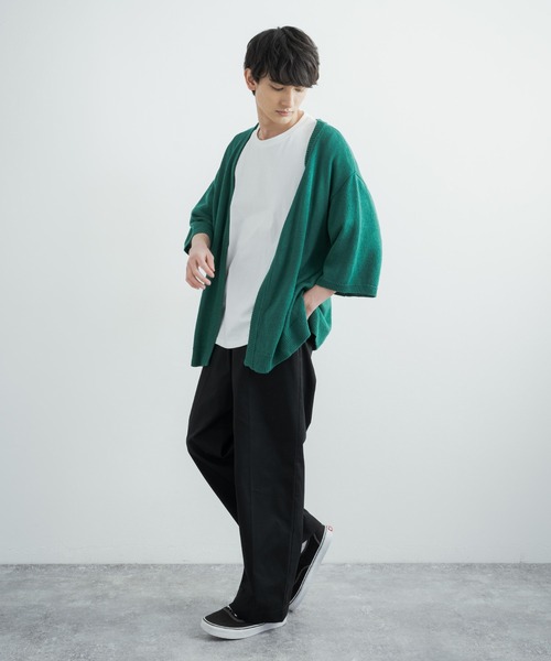 Rocky Monroe(ロッキーモンロー)の「コットンツイル ワイドスケーターワークパンツ(その他パンツ・メンズ・チャコールグレー/ブラック/ダークグリーン/ベージュ/レッド/オレンジ/マスタード/ロイヤルブルー/ワイン/キナリ・LL/M/L)」の15枚目の写真