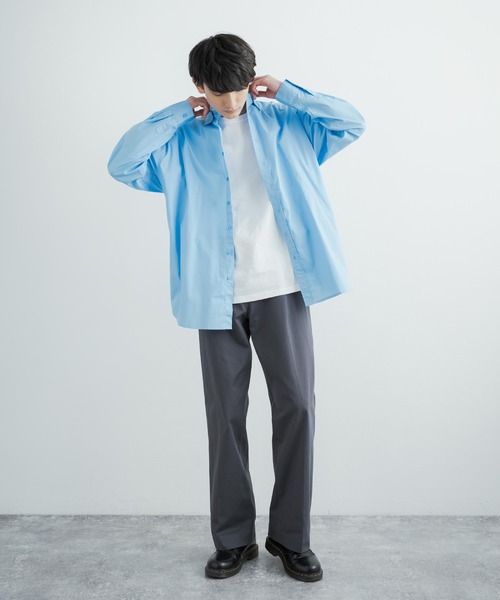 Rocky Monroe(ロッキーモンロー)の「コットンツイル ワイドスケーターワークパンツ(その他パンツ・メンズ・チャコールグレー/ブラック/ダークグリーン/ベージュ/レッド/オレンジ/マスタード/ロイヤルブルー/ワイン/キナリ・LL/M/L)」の19枚目の写真