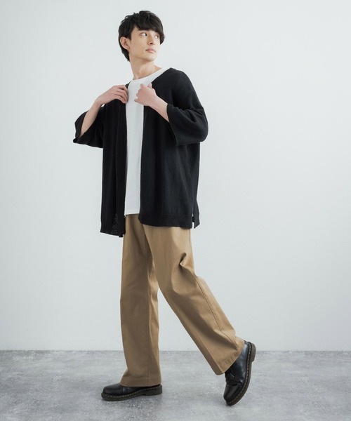Rocky Monroe(ロッキーモンロー)の「コットンツイル ワイドスケーターワークパンツ(その他パンツ・メンズ・チャコールグレー/ブラック/ダークグリーン/ベージュ/レッド/オレンジ/マスタード/ロイヤルブルー/ワイン/キナリ・LL/M/L)」の20枚目の写真