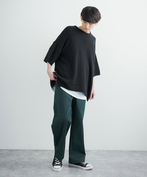 Rocky Monroe(ロッキーモンロー)の「コットンツイル ワイドスケーターワークパンツ(その他パンツ・メンズ・チャコールグレー/ブラック/ダークグリーン/ベージュ/レッド/オレンジ/マスタード/ロイヤルブルー/ワイン/キナリ・LL/M/L)」の22枚目の写真