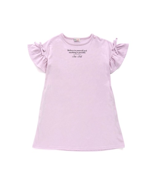 JENNI belle（ジェニィベル）の「【WEB限定】リボンフレア袖ワンピ（ワンピース・キッズ・ブラック/ラベンダー・150cm/130cm/160cm/140cm）」の12枚目の写真