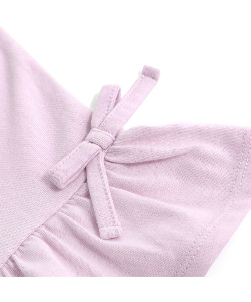 JENNI belle（ジェニィベル）の「【WEB限定】リボンフレア袖ワンピ（ワンピース・キッズ・ブラック/ラベンダー・150cm/130cm/160cm/140cm）」の14枚目の写真