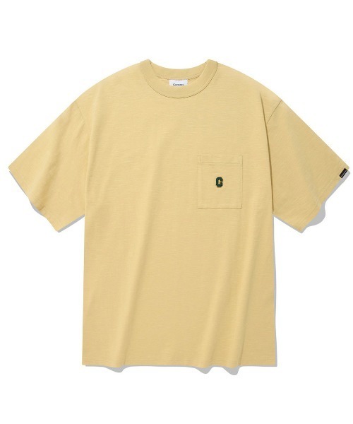 COVERNAT（カバーナット）の「【COVERNAT】SLUB C LOGO POCKET TSHIRTS / カバーナット スラブ C
