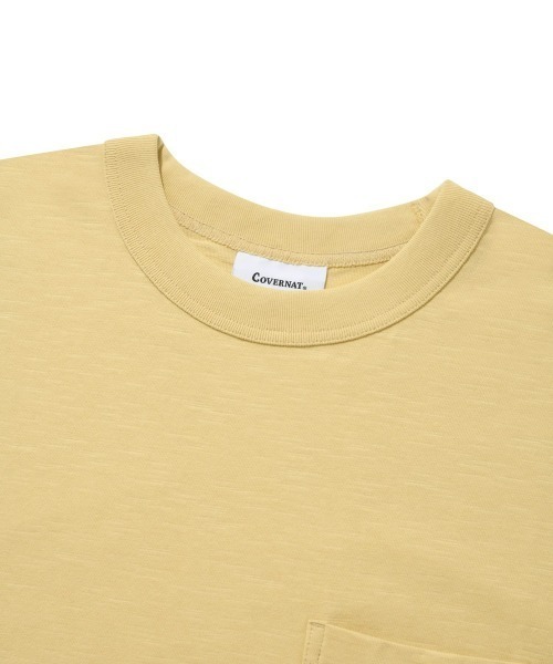 COVERNAT（カバーナット）の「【COVERNAT】SLUB C LOGO POCKET TSHIRTS / カバーナット スラブ C