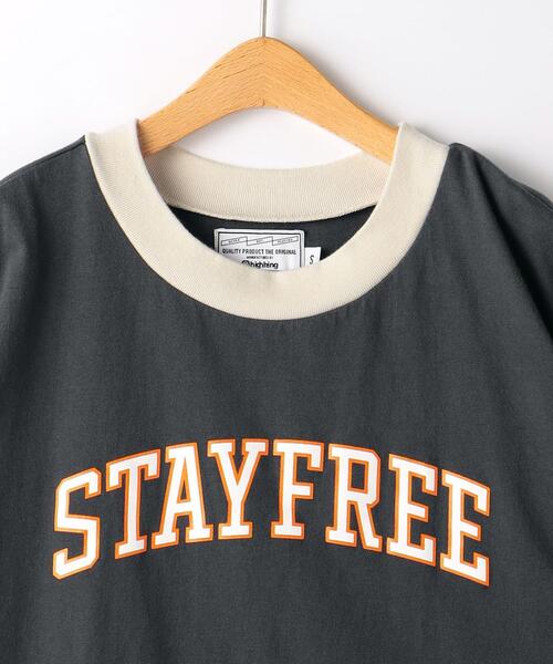 highking（ハイキング）の「【別注】＜HIGHKING×green label relaxing＞TJ EX Tシャツ 110cm-130cm（Tシャツ/カットソー・キッズ・ダークグレー/オリーブ・XS(110-120cm)/S(120-130cm)）」の4枚目の写真