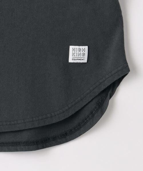highking（ハイキング）の「【別注】＜HIGHKING×green label relaxing＞TJ EX Tシャツ 110cm-130cm（Tシャツ/カットソー・キッズ・ダークグレー/オリーブ・XS(110-120cm)/S(120-130cm)）」の6枚目の写真