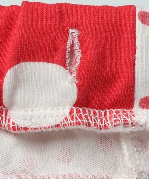 Caldia（カルディア）の「ＣＡ天竺総柄キュロットスカート（スカート・キッズ・ホワイト/レッド/オフホワイト/ラベンダー・90/100/110/120/130）」の5枚目の写真