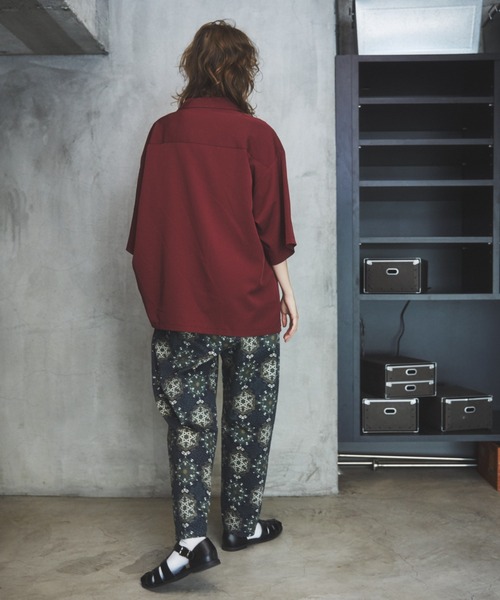 WEGO by こーせ（ウィゴーバイコーセ）の「∴WEGO by こーせ/【ZOZOTOWN限定】トロミオープンカラーシャツ（シャツ/ブラウス・メンズ・ブルー系その他/ワイン/ライトグレー・SMALL/MEDIUM/LARGE）」の18枚目の写真