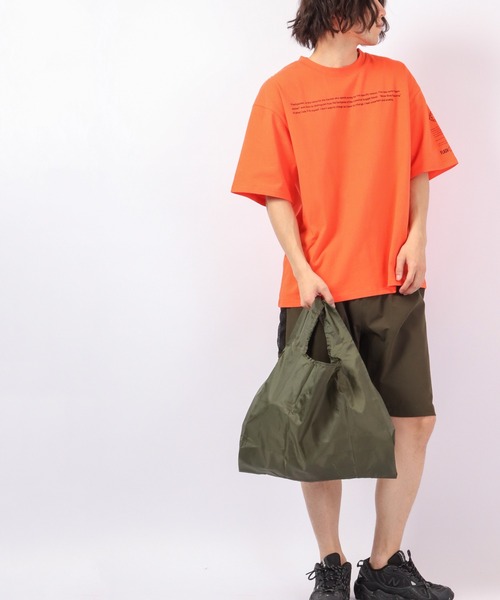 DAY OUT(デイアウト)の「DAY OUT EcOCHE-ν-Eco bag in Sacoche / エコッシュ-ν-エコバッグインサコッシュ(ショルダーバッグ・メンズ・ブラック/カーキ/グレー・FREE)」の9枚目の写真