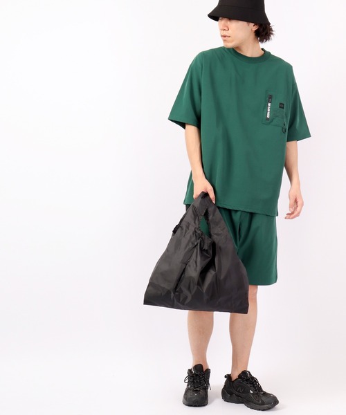 DAY OUT(デイアウト)の「DAY OUT EcOCHE-ν-Eco bag in Sacoche / エコッシュ-ν-エコバッグインサコッシュ(ショルダーバッグ・メンズ・ブラック/カーキ/グレー・FREE)」の14枚目の写真
