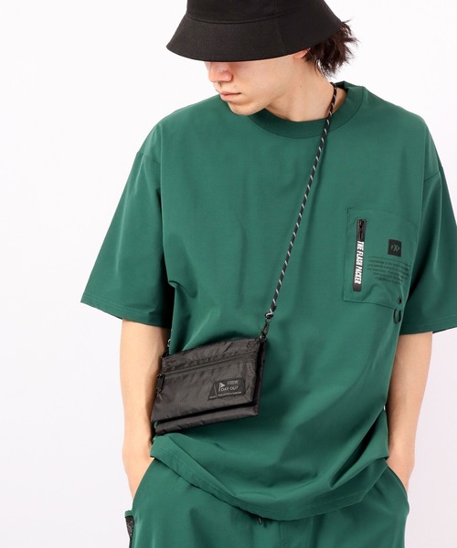 DAY OUT(デイアウト)の「DAY OUT EcOCHE-ν-Eco bag in Sacoche / エコッシュ-ν-エコバッグインサコッシュ(ショルダーバッグ・メンズ・ブラック/カーキ/グレー・FREE)」の10枚目の写真
