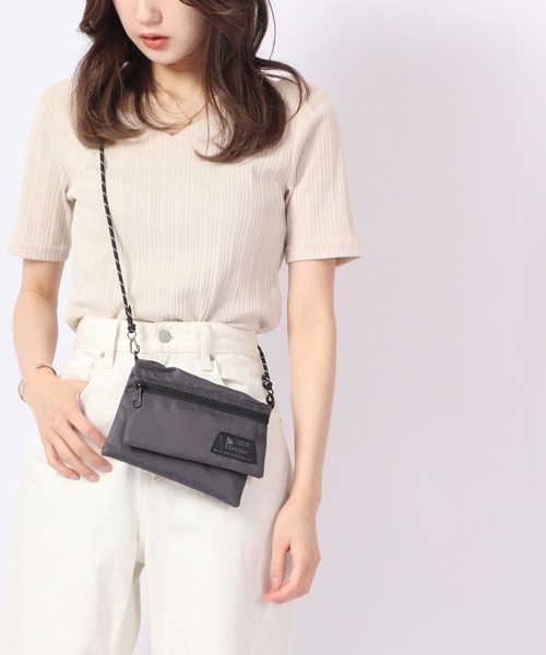 DAY OUT(デイアウト)の「DAY OUT EcOCHE-ν-Eco bag in Sacoche / エコッシュ-ν-エコバッグインサコッシュ(ショルダーバッグ・メンズ・ブラック/カーキ/グレー・FREE)」の15枚目の写真