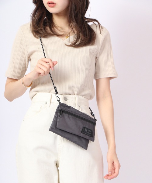 DAY OUT(デイアウト)の「DAY OUT EcOCHE-ν-Eco bag in Sacoche / エコッシュ-ν-エコバッグインサコッシュ(ショルダーバッグ・メンズ・ブラック/カーキ/グレー・FREE)」の16枚目の写真