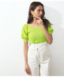 ANAP（アナップ）の「ネック2WAYパワショルニットトップスカットソー（Tシャツ/カットソー）」