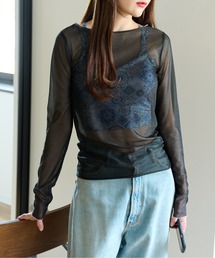 ECRIRE | シアーカラーメローインナートップス(Tシャツ/カットソー)