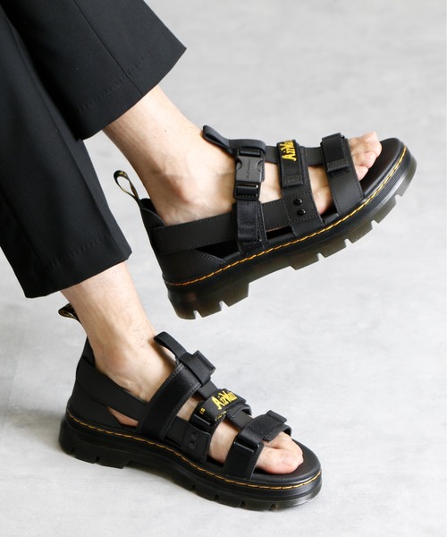 And A(アンドエー)の「Dr.Martens ドクターマーチン / Pearson ペアソン フィッシャーマン ストラップサンダル グルカサンダル(サンダル・メンズ・ブラック・26cm/27cm)」の15枚目の写真