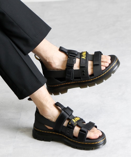 And A(アンドエー)の「Dr.Martens ドクターマーチン / Pearson ペアソン フィッシャーマン ストラップサンダル グルカサンダル(サンダル・メンズ・ブラック・26cm/27cm)」の14枚目の写真