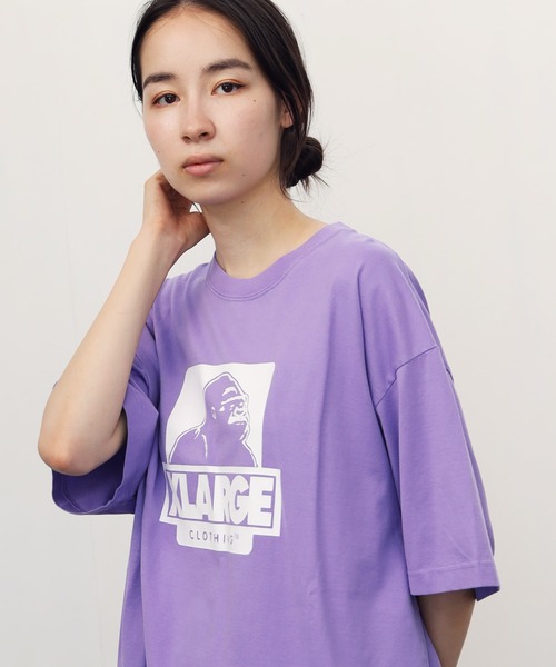 XLARGE(エクストララージ)の「XLARGE / エクストララージ S/S TEE ブランド ロゴ プリント クルーネック 半袖 Tシャツ(Tシャツ/カットソー・メンズ・ホワイト/ブラック/パープル/グリーン・MEDIUM/LARGE/X-LARGE)」の4枚目の写真
