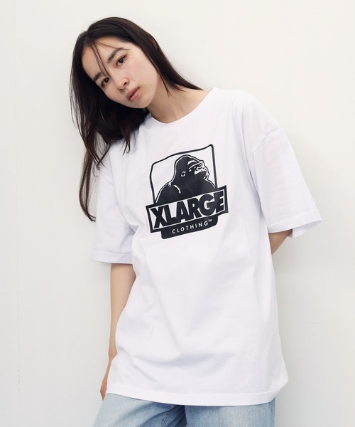 XLARGE(エクストララージ)の「XLARGE / エクストララージ S/S TEE ブランド ロゴ プリント クルーネック 半袖 Tシャツ(Tシャツ/カットソー・メンズ・ホワイト/ブラック/パープル/グリーン・MEDIUM/LARGE/X-LARGE)」の11枚目の写真