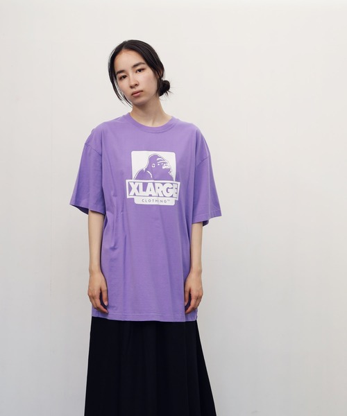 XLARGE エクストララージ 半袖 Tシャツ 紫 XLARGE tシャツ 「XLARGE」エクストララージ S/S TEE STANDARD