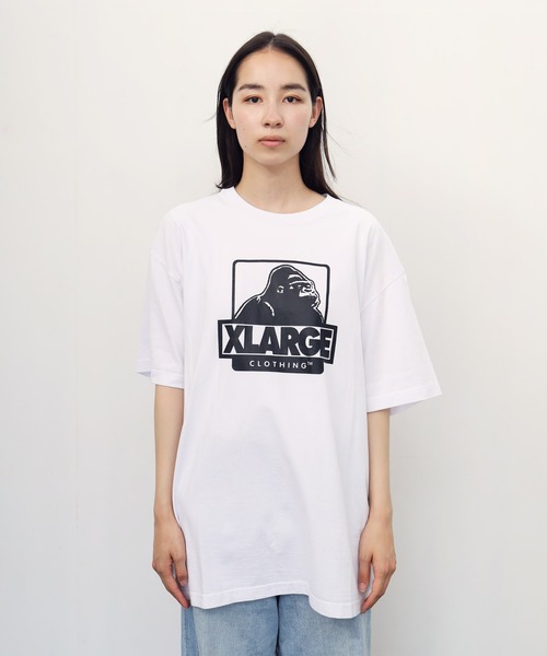 XLARGE(エクストララージ)の「XLARGE / エクストララージ S/S TEE ブランド ロゴ プリント クルーネック 半袖 Tシャツ(Tシャツ/カットソー・メンズ・ホワイト/ブラック/パープル/グリーン・MEDIUM/LARGE/X-LARGE)」の13枚目の写真