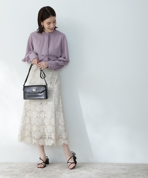 N.（N. Natural Beauty Basic）（エヌエヌナチュラルビューティーベーシック）の「【松井愛莉さん着用】◆ヴィンテージライクショルダーバッグ（ショルダーバッグ・レディース・ブラック/レッド/ベージュ系その他・ﾌﾘ-）」の6枚目の写真