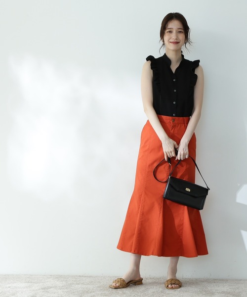 N.（N. Natural Beauty Basic）（エヌエヌナチュラルビューティーベーシック）の「【松井愛莉さん着用】◆ヴィンテージライクショルダーバッグ（ショルダーバッグ・レディース・ブラック/レッド/ベージュ系その他・ﾌﾘ-）」の5枚目の写真