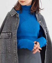 【11色展開】リブタートルプルオーバー【web限定Sサイズあり】