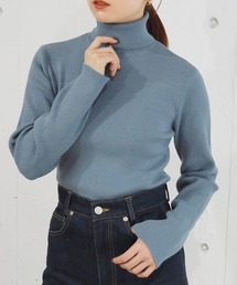 【11色展開】リブタートルプルオーバー【web限定Sサイズあり】