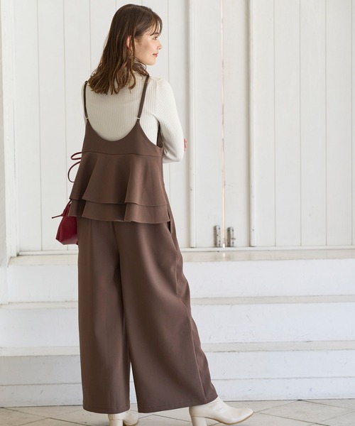 セール】バックフリルオールインワン（サロペット/オーバーオール