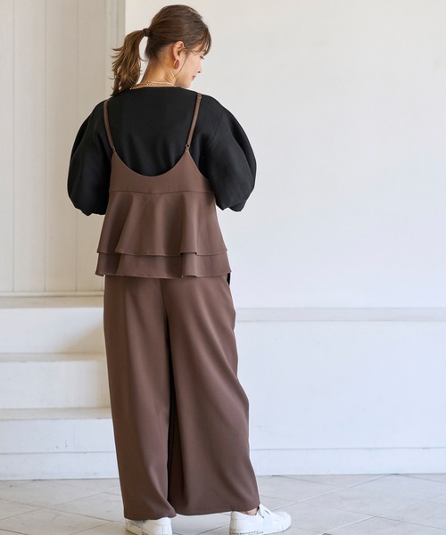 セール】バックフリルオールインワン（サロペット/オーバーオール