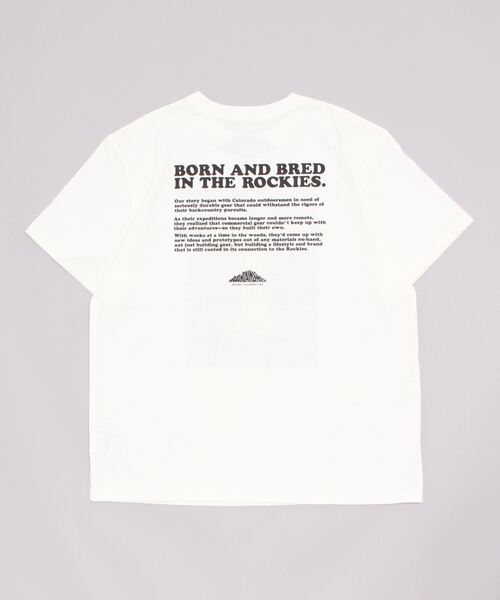 MOUNTAIN SMITH（マウンテンスミス）の「【 MOUNTAIN SMITH / マウンテンスミス 】 ブランド ロゴ グラフィック キノコ プリント Tシャツ MS0-00M-221024（Tシャツ/カットソー・メンズ・ホワイト/ブラック・L/XL/M/S）」の4枚目の写真
