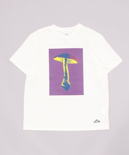 MOUNTAIN SMITH（マウンテンスミス）の「【 MOUNTAIN SMITH / マウンテンスミス 】 ブランド ロゴ グラフィック キノコ プリント Tシャツ MS0-00M-221024（Tシャツ/カットソー・メンズ・ホワイト/ブラック・L/XL/M/S）」の11枚目の写真