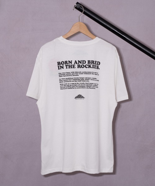 MOUNTAIN SMITH（マウンテンスミス）の「【 MOUNTAIN SMITH / マウンテンスミス 】 ブランド ロゴ グラフィック キノコ プリント Tシャツ MS0-00M-221024（Tシャツ/カットソー・メンズ・ホワイト/ブラック・L/XL/M/S）」の9枚目の写真