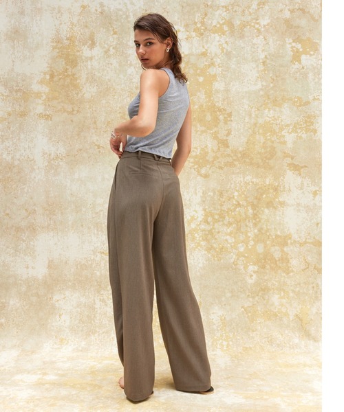 ALEXIA STAM パンツ Side Stitch Wide Pants /サイドステッチ